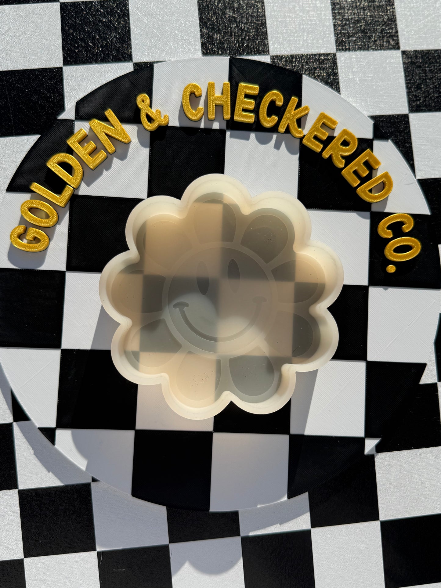 Smiley, Flower Custom Freshie