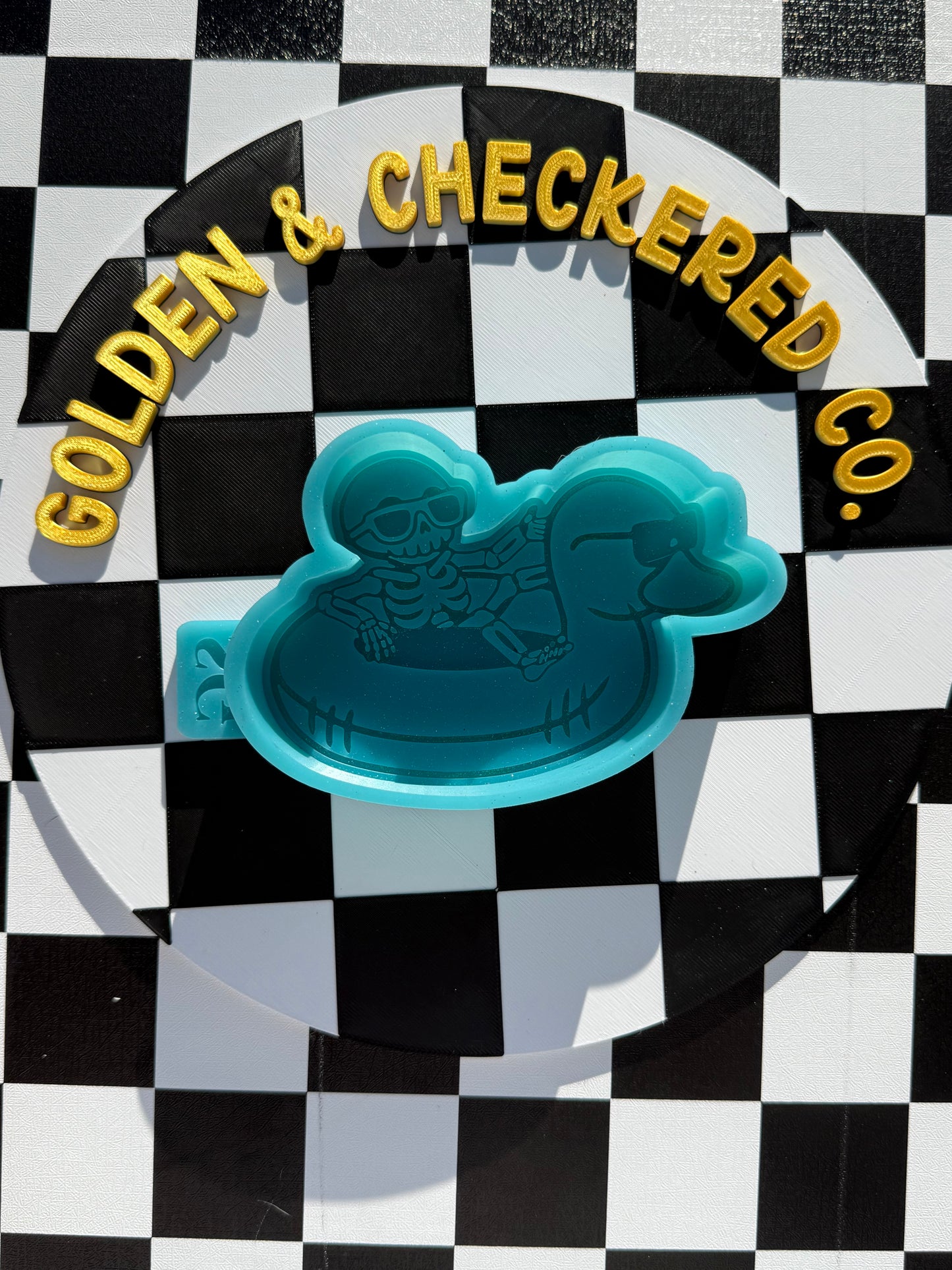 Skelton Duck Float Custom Freshie