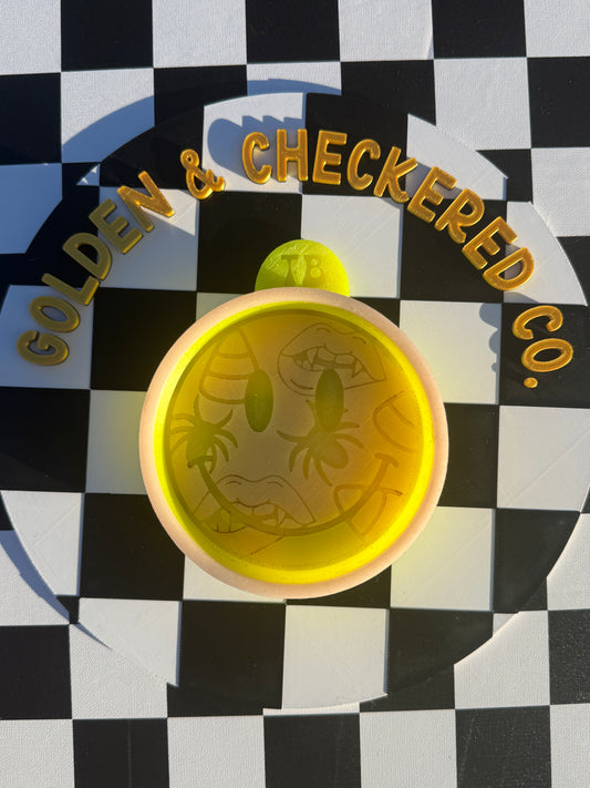 Candy Corn, Spider, Vampire Smiley Custom Freshie